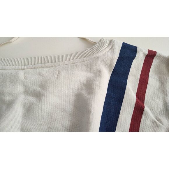FREE PEOPLE WE THE FREE STARS & STRIPES CAMDEN SWEATSHIRT NWOT XS - Picture 8 of 8